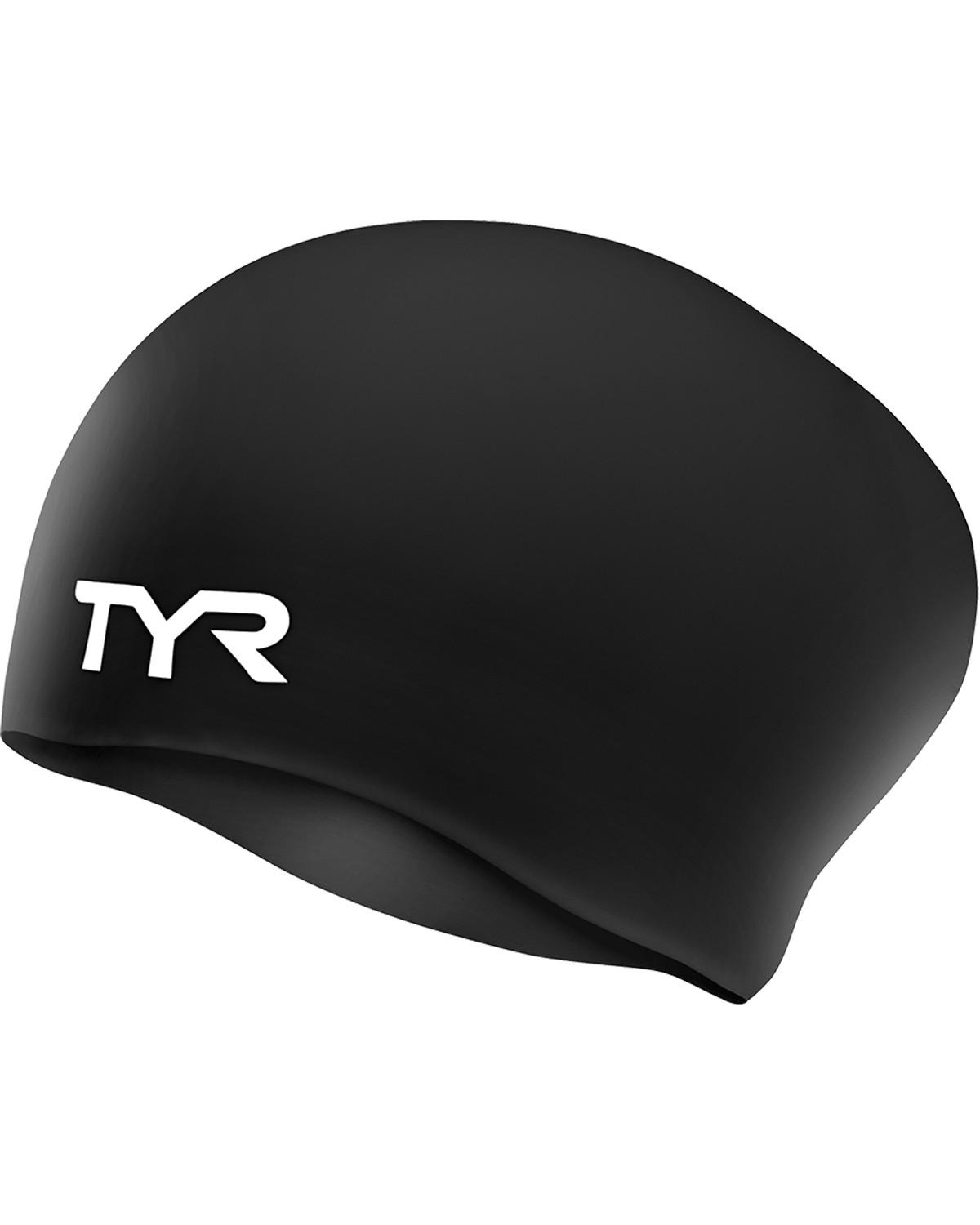 Изображение на TYR Adult Long Hair Silicone Wrinkle-Free Swim Cap