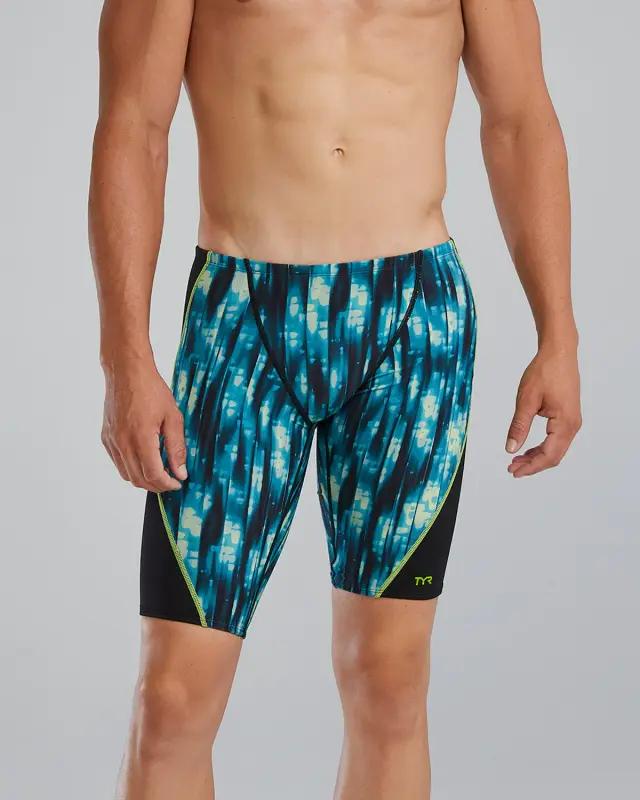 Допълнително изображение на TYR Men's Durafast Elite Blade Jammer Neo X Adult Tracer-X Elite Mirrored Racing Goggles