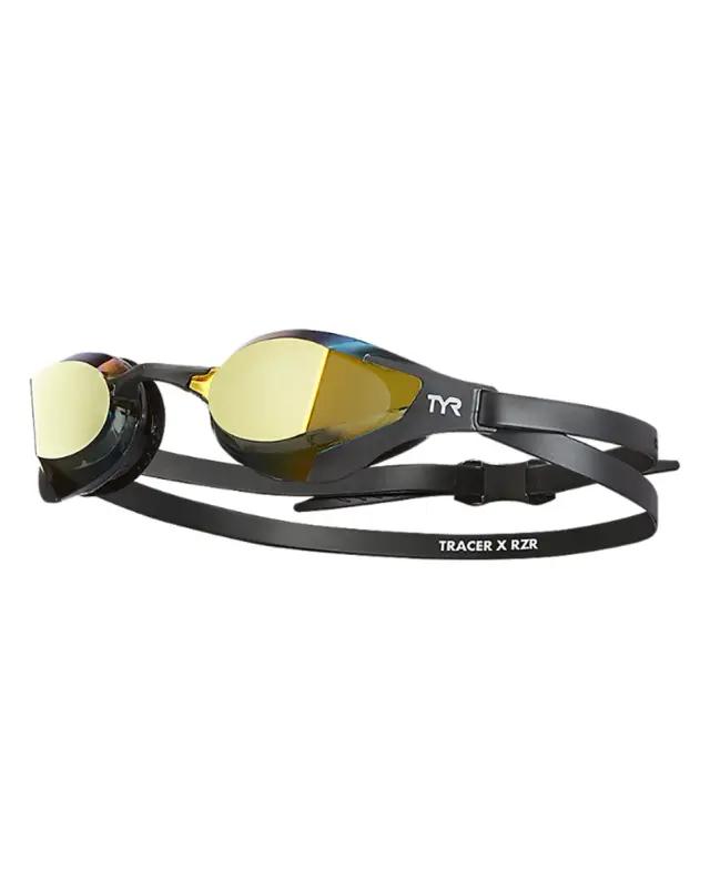 Допълнително изображение на TYR Adult Tracer-X RZR Mirrored Racing Goggles X Adult Silicone Wrinkle-Free Swim Cap X Classic Pull Float